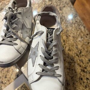 Golden Goose Super-Star Classic - White and Silver